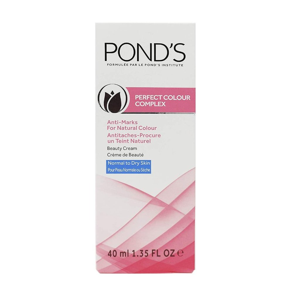 Ponds Perfect Colour Complex Beauty Skin Cream Normal and Dry Skin. 1.35 oz